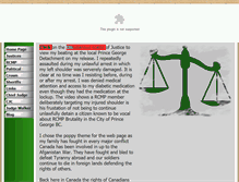 Tablet Screenshot of corruptjustice.net